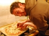 Martin chopping pizza (Sonthofen, Germany)