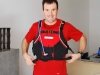 Chris with life vest (Portugal ARWC 2009)