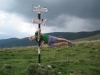 Cris pole dancing (Fagaras Mountains)