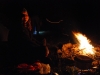 Sylvia by the fire 2 (Fagaras Mountains)