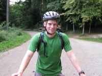 Cris and mountain bike (Freiburg, Germany)