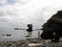At the beach (Hen Island)