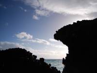 Rock sillouette (Hen Island)