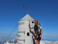 Cris and spaceship (Triglav Nat. Park, Slovenia)