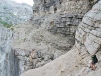 Cris traversing 3 (Triglav Nat. Park, Slovenia)