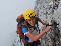 Em and misty drop (Triglav Nat. Park, Slovenia)