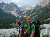 Em + Cris in valley (Triglav Nat. Park, Slovenia)