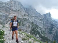 Em walking (Triglav Nat. Park, Slovenia)