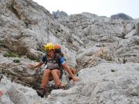 Emily descending 2 (Triglav Nat. Park, Slovenia)