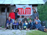 People at biv 2 (Triglav Nat. Park, Slovenia)