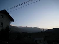 View from train station Bohinjska Bistrica (Slovenia)