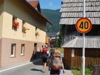 Walking into town (Triglav Nat. Park, Slovenia)