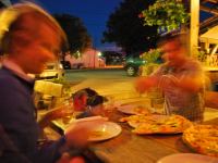 The feasting begins (Logatec, Slovenia)