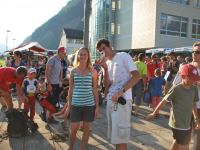 Ed and Abbie at prize giving (Swiss O Week, Switzerland)