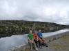 Tramping Bergen, Norway June 2009 with Cris, Chris and Emily.