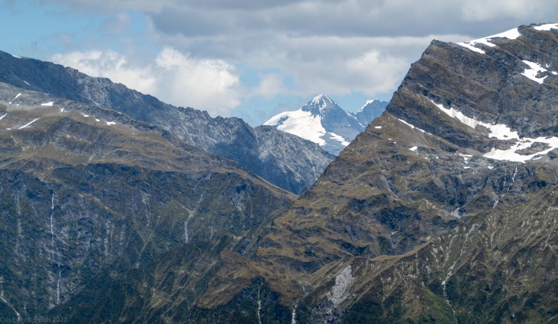 Cascade Saddle and Earnslaw from French Ridge (Adventures with Craichel Jan 2022)