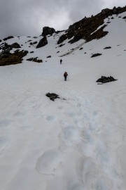 Ascending to the pass (Gillespie Pass Tramp Nov 2021)