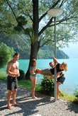 Pole dancing with Abbie 2 (Swiss O Week, Switzerland) resize