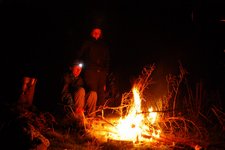Fire at camp (Fagaras Mountains) resize