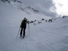 Heading upwards (Skitouring, Austria) resize