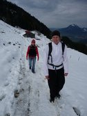 Kathi and Frauke in the snow (Allgaeu) resize