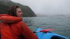 Holly in kayak (Golden Bay) resize