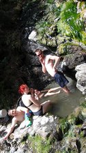 In the Hurunui hot pools (30th Birthday Bash) resize