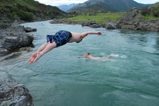 Simon dives into Jollie Brook (30th Birthday Bash) resize