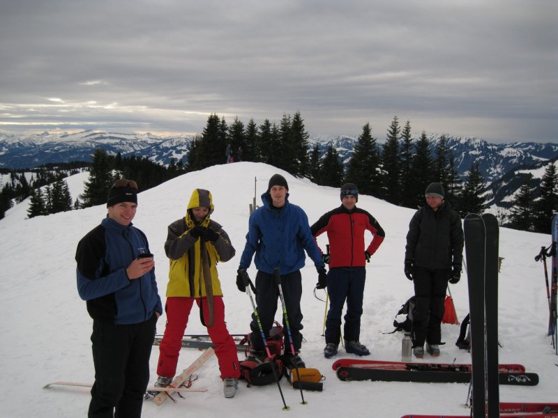 At the top 2 (Ski touring, Allgaeu)