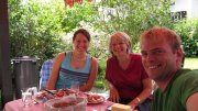 Eating with Simone and Christine (Oberstdorf)