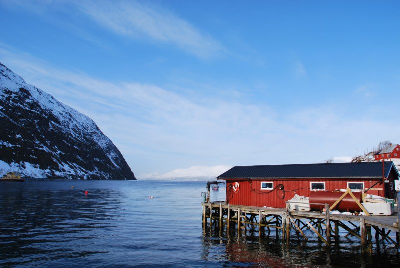 View from our doorstep (Lyngen Alps, Norway)