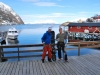 Aly and Cris on the deck (Lyngen Alps, Norway)