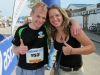 Cris and Katha after the Voralpenmarathon (Kempten, Germany)