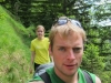 Cris and Suvi walking (Lungern, Switzerland)