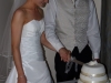 Cutting the cake (Ed and Abbie's wedding)