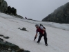 Descending from Chüealphorn (Switzerland)