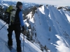 Frauke on slope (Ski touring Allgaeu)