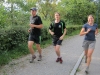 Jamie, Julian, and Penny running (Freiburg)