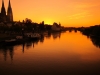 Regensburg cathedral and danube river (Regensburg, Germany)