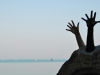 Two hands (Lake Belaton, Hungary)