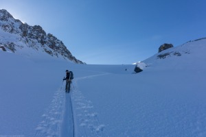 Climbing (Ski touring Jamtalhuette)