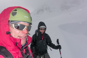 Crappy weather (Ski touring Jamtalhuette)