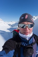 Cris and rope (Ski touring Jamtalhuette)