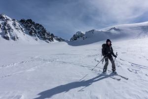 Nice descent (Ski touring Jamtalhuette)