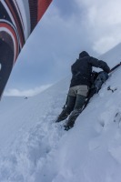 Retreat! (Ski touring Jamtalhuette)