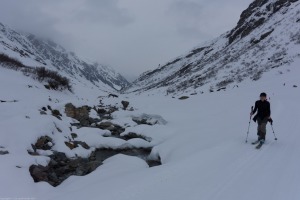 The first day (Ski touring Jamtalhuette)
