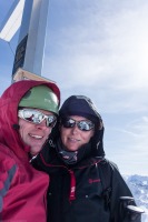 Us at the summit (Ski touring Jamtalhuette)