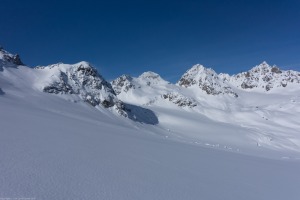 View of the Jamtalferner (Ski touring Jamtalhuette)