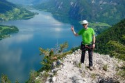Johannes and the mondsee (Climbing Holiday June 2019)
