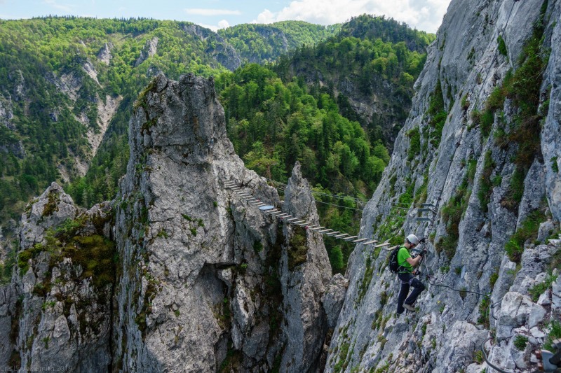 Johannes on the Drachenwand (Climbing Holiday June 2019)